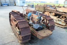 County Ploughman full track crawler. Type PP. Serial number 10138. Engine serial number S414327.