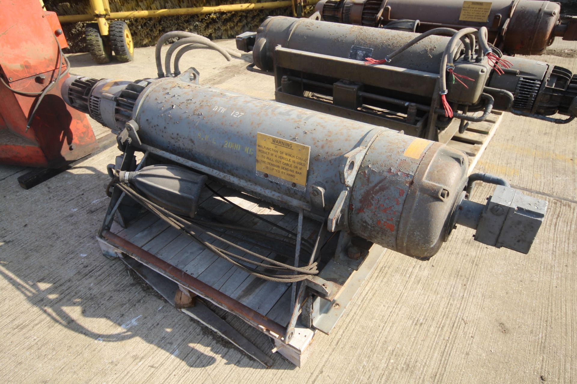 Demag-Elektrozug 2T electric hanger winch for retu