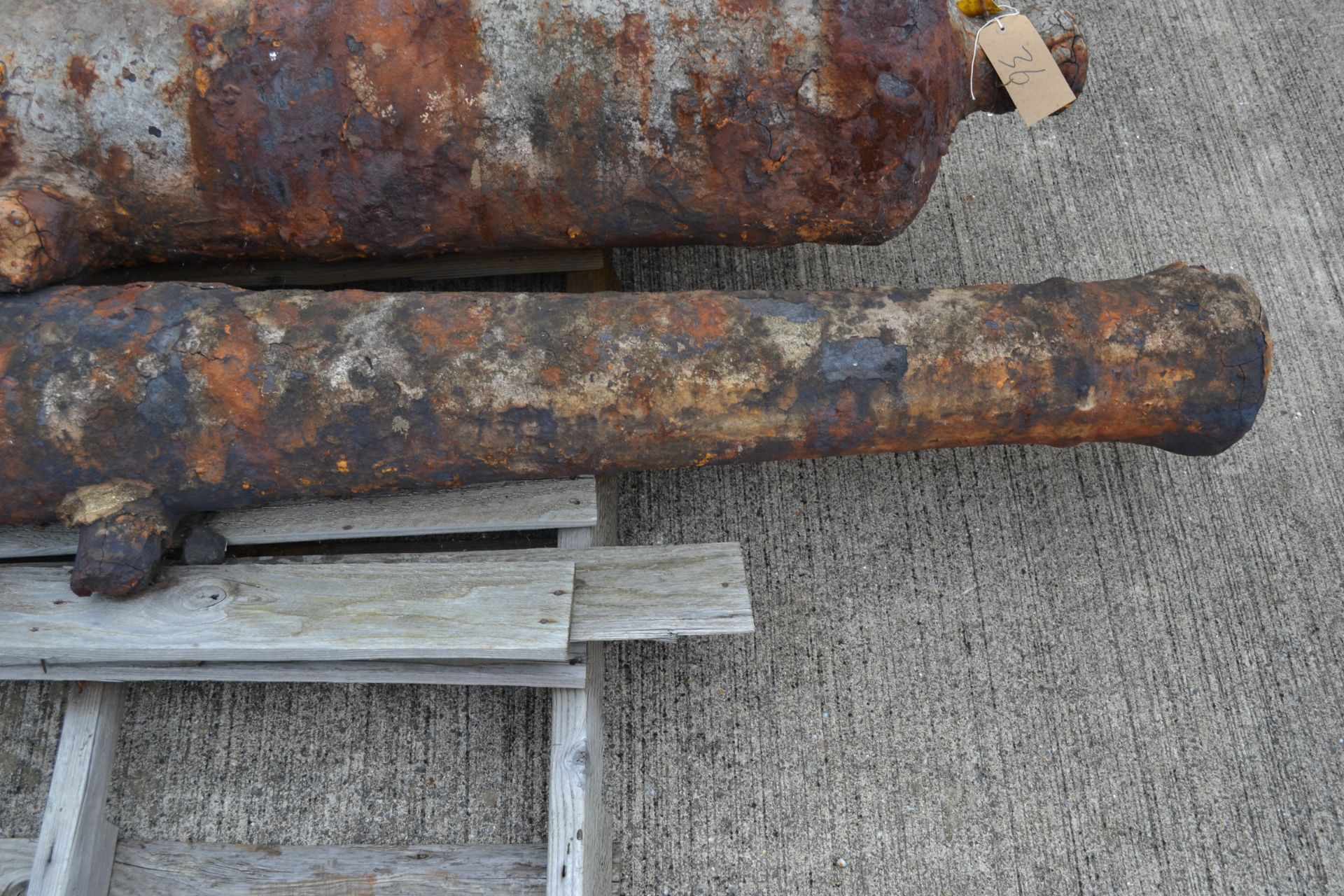 Cannon. Recovered from North Sea. - Image 3 of 3