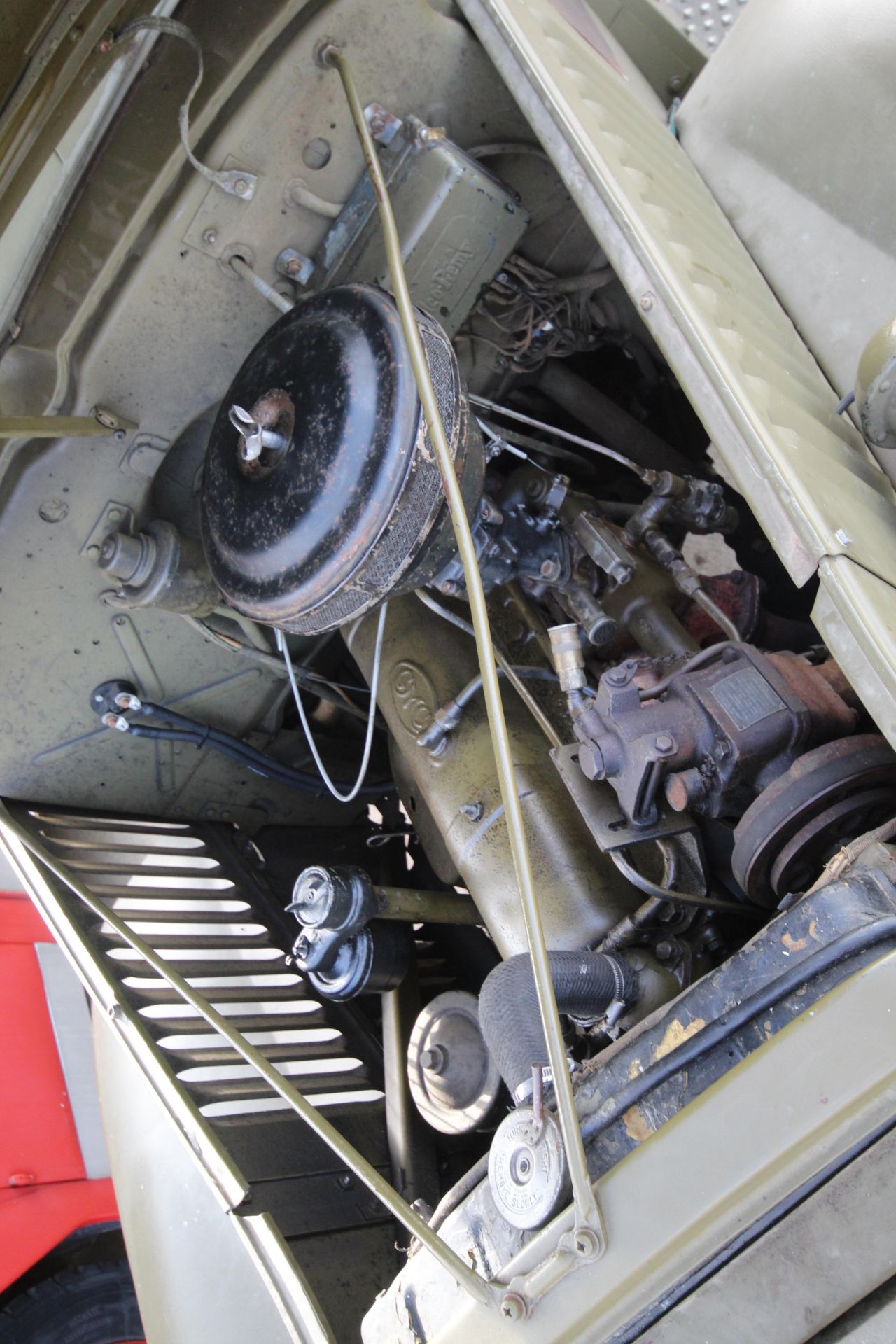 GMC CCKW 353 6x6 bolster truck and slip pole trailer. Registration UXG 144. 1945. 11.00x18 correct - Image 90 of 95