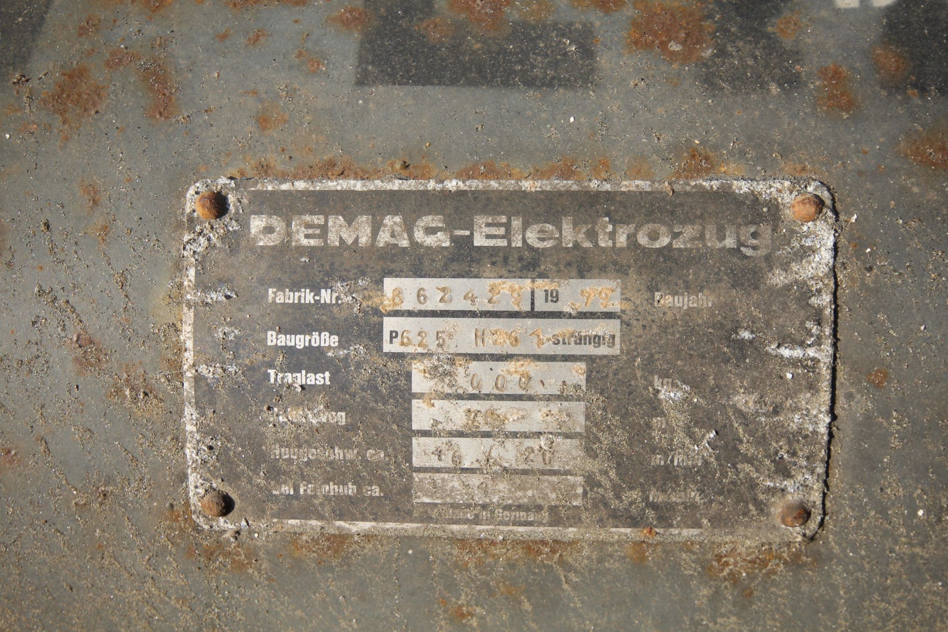 Demag-Elektrozug 2T electric hanger winch for retu - Image 4 of 4