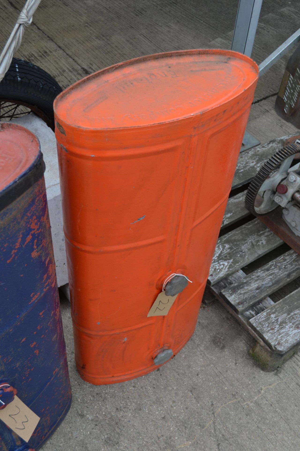 Fordson E27N petrol/ TVO fuel tank.