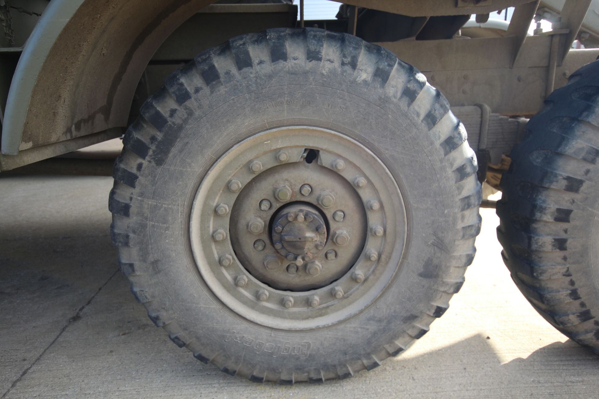 GMC CCKW 353 6x6 bolster truck and slip pole trailer. Registration UXG 144. 1945. 11.00x18 correct - Image 45 of 95