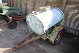 Single axle ex-Miliary water cart.