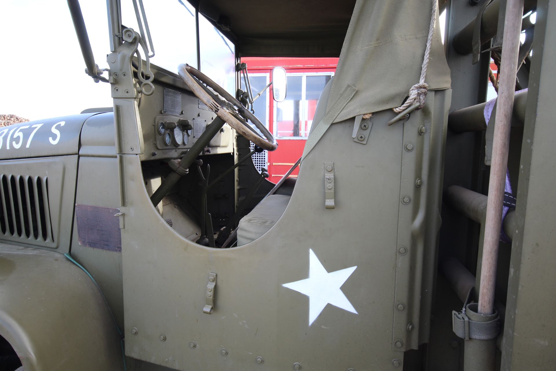 GMC CCKW 353 6x6 bolster truck and slip pole trailer. Registration UXG 144. 1945. 11.00x18 correct - Image 57 of 95