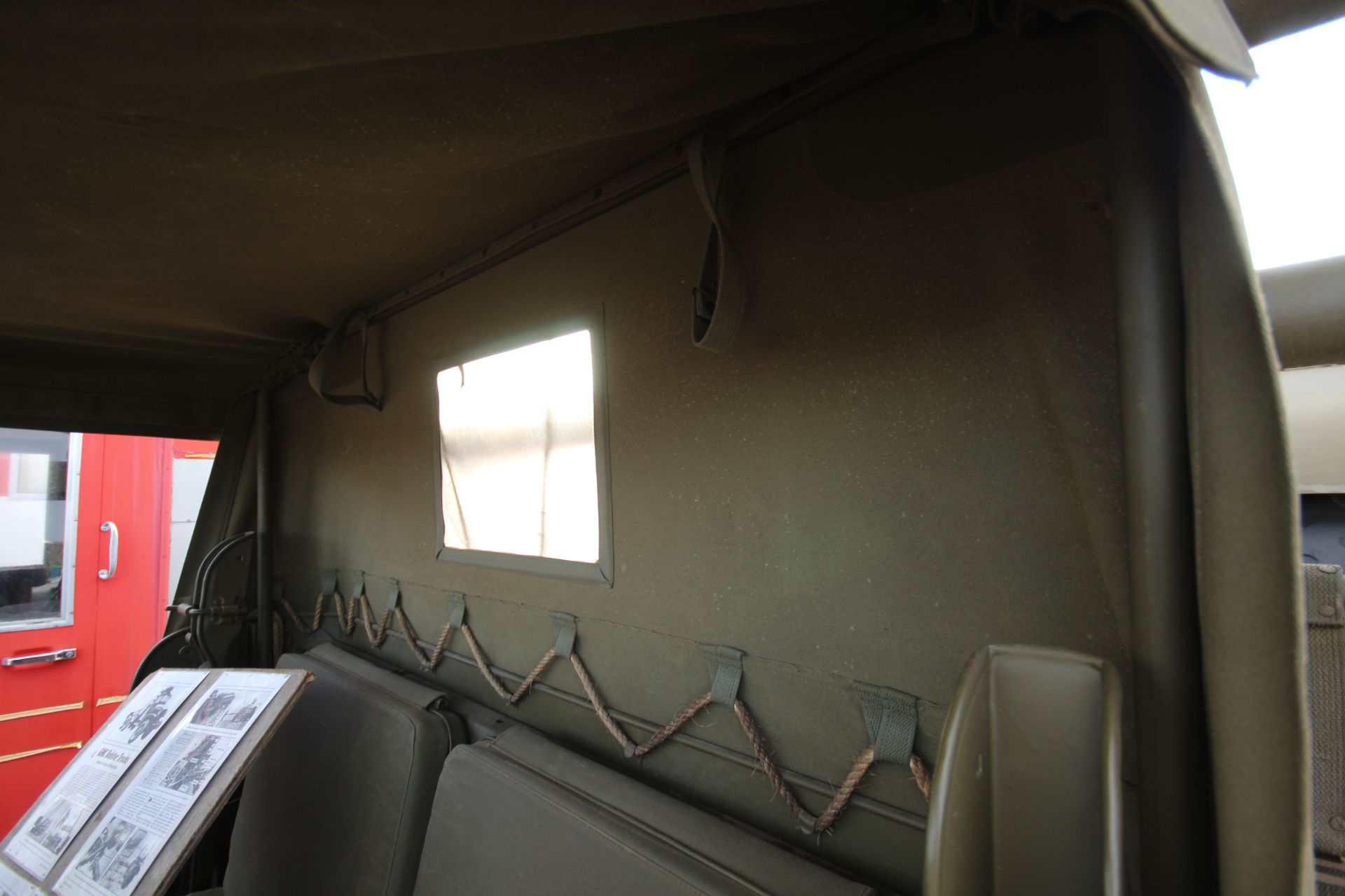 GMC CCKW 353 6x6 bolster truck and slip pole trailer. Registration UXG 144. 1945. 11.00x18 correct - Image 70 of 95