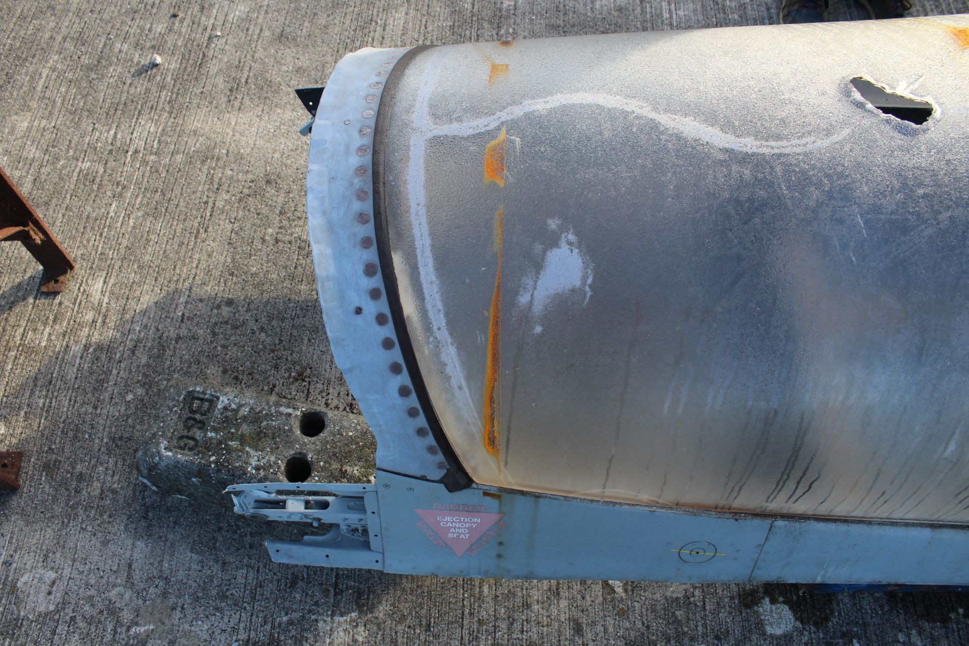 Military aircraft cockpit canopy. - Image 12 of 15