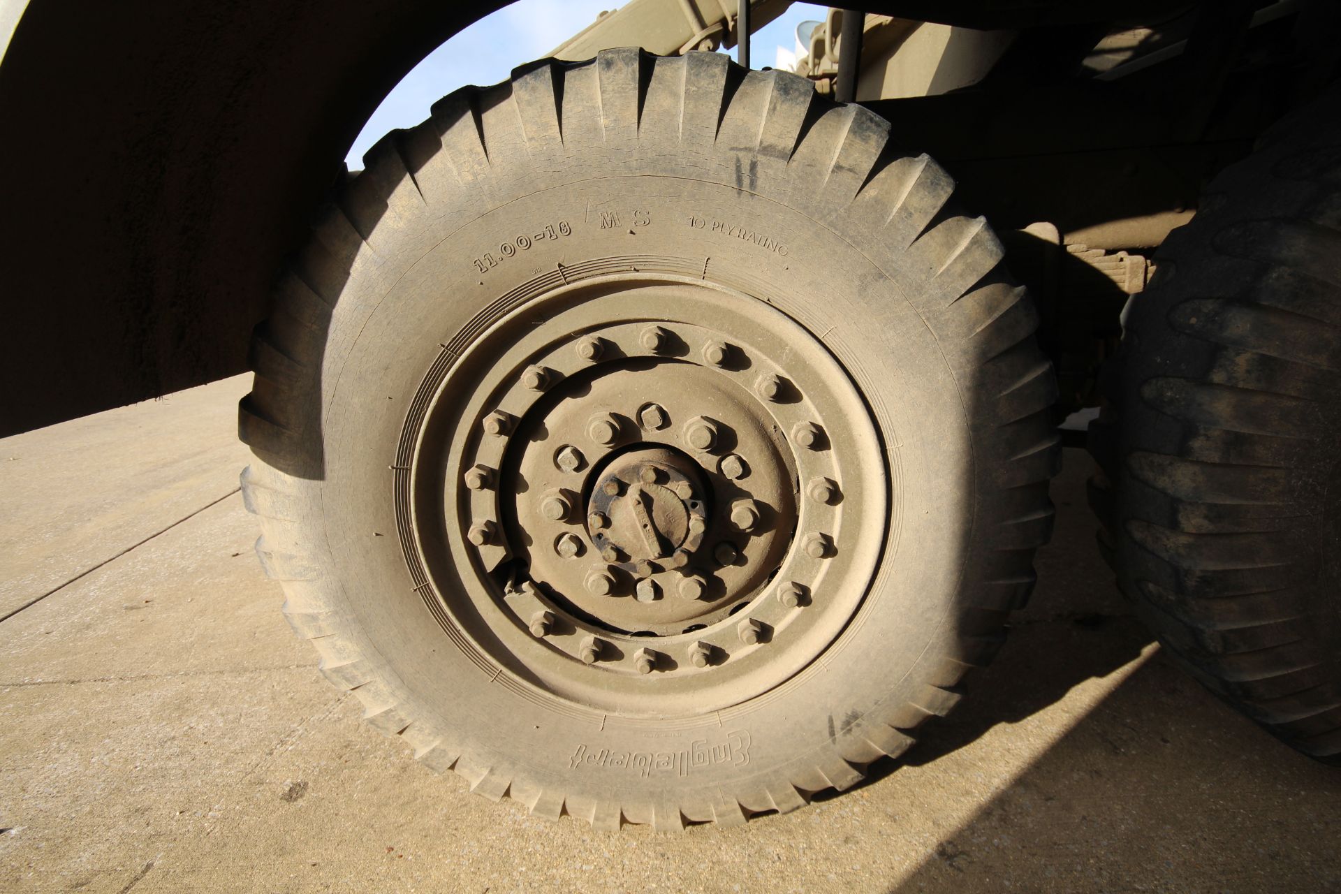 GMC CCKW 353 6x6 bolster truck and slip pole trailer. Registration UXG 144. 1945. 11.00x18 correct - Image 28 of 95