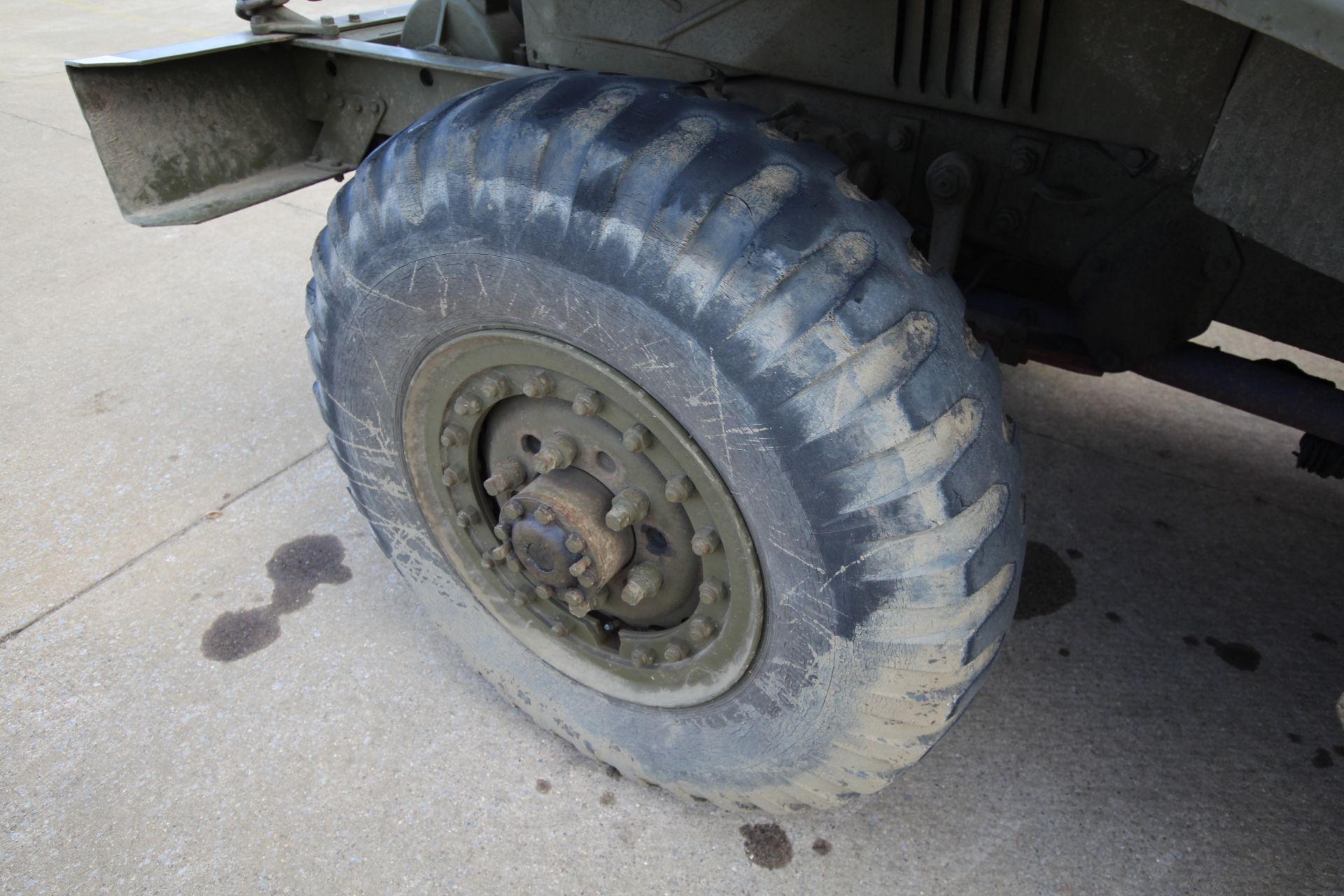 GMC CCKW 353 6x6 bolster truck and slip pole trailer. Registration UXG 144. 1945. 11.00x18 correct - Image 60 of 95