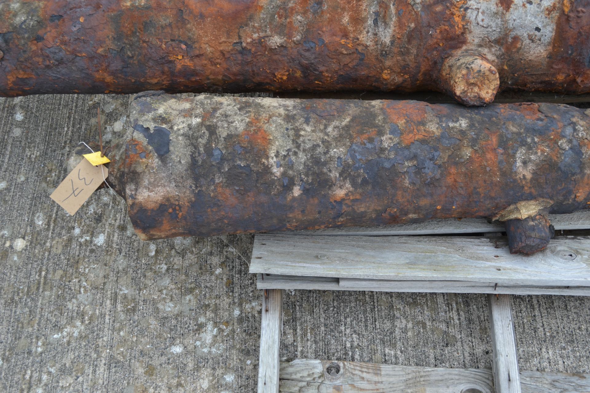 Cannon. Recovered from North Sea. - Image 2 of 3