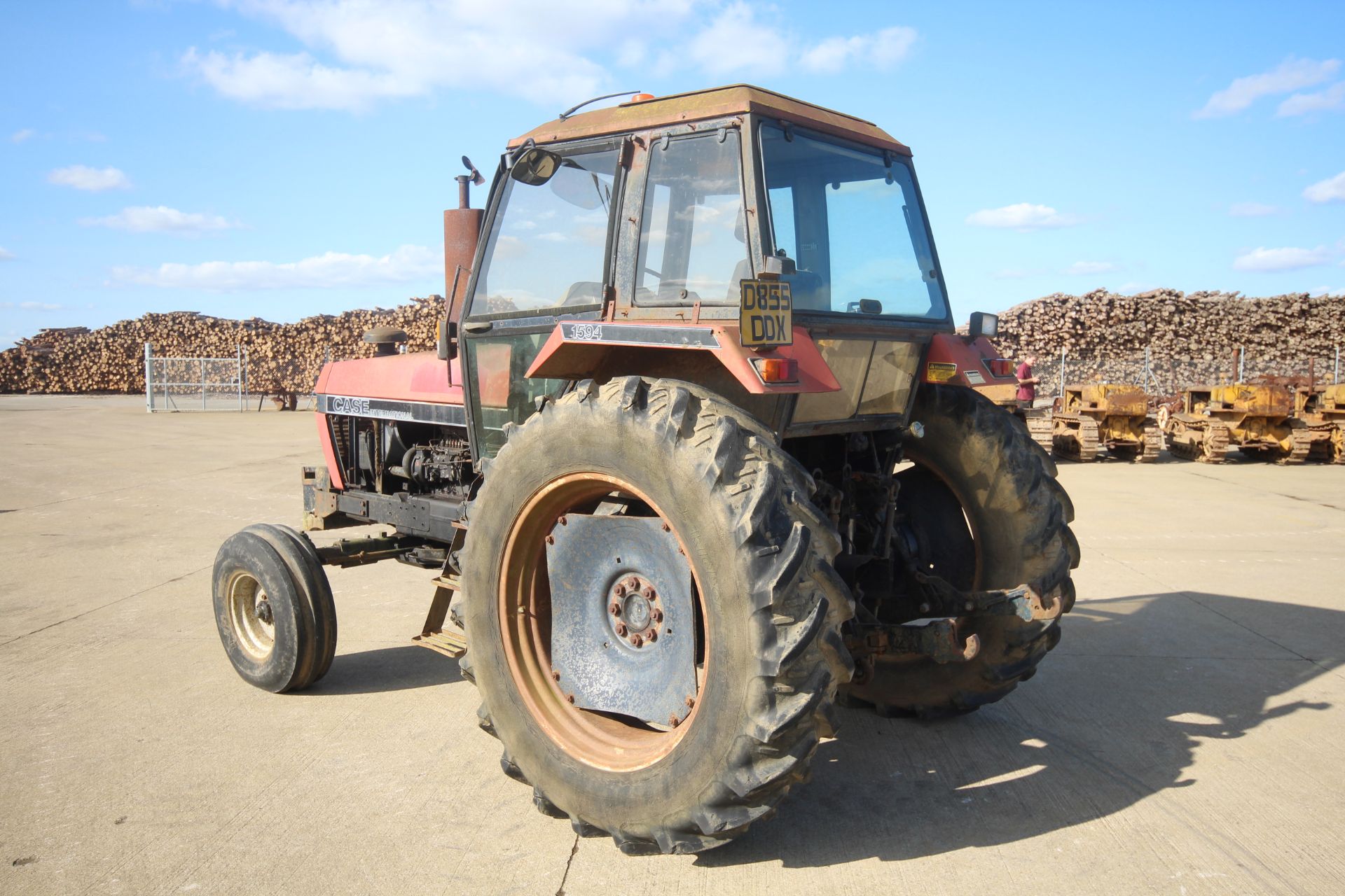 Case International 1594 2WD tractor. Registration D855 DDX. Date of first registration 06/05/1987. - Image 3 of 76