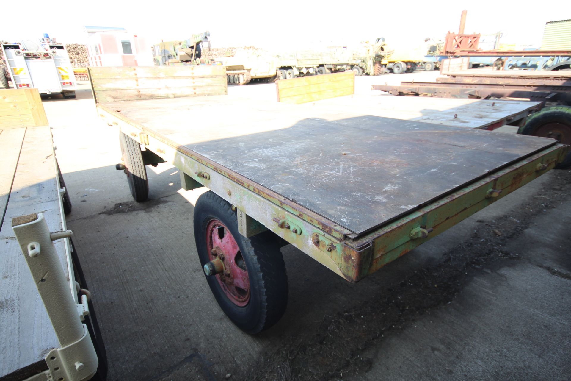 Foster-Clarke, Fressingfield 4-wheel turntable trailer. - Image 4 of 18