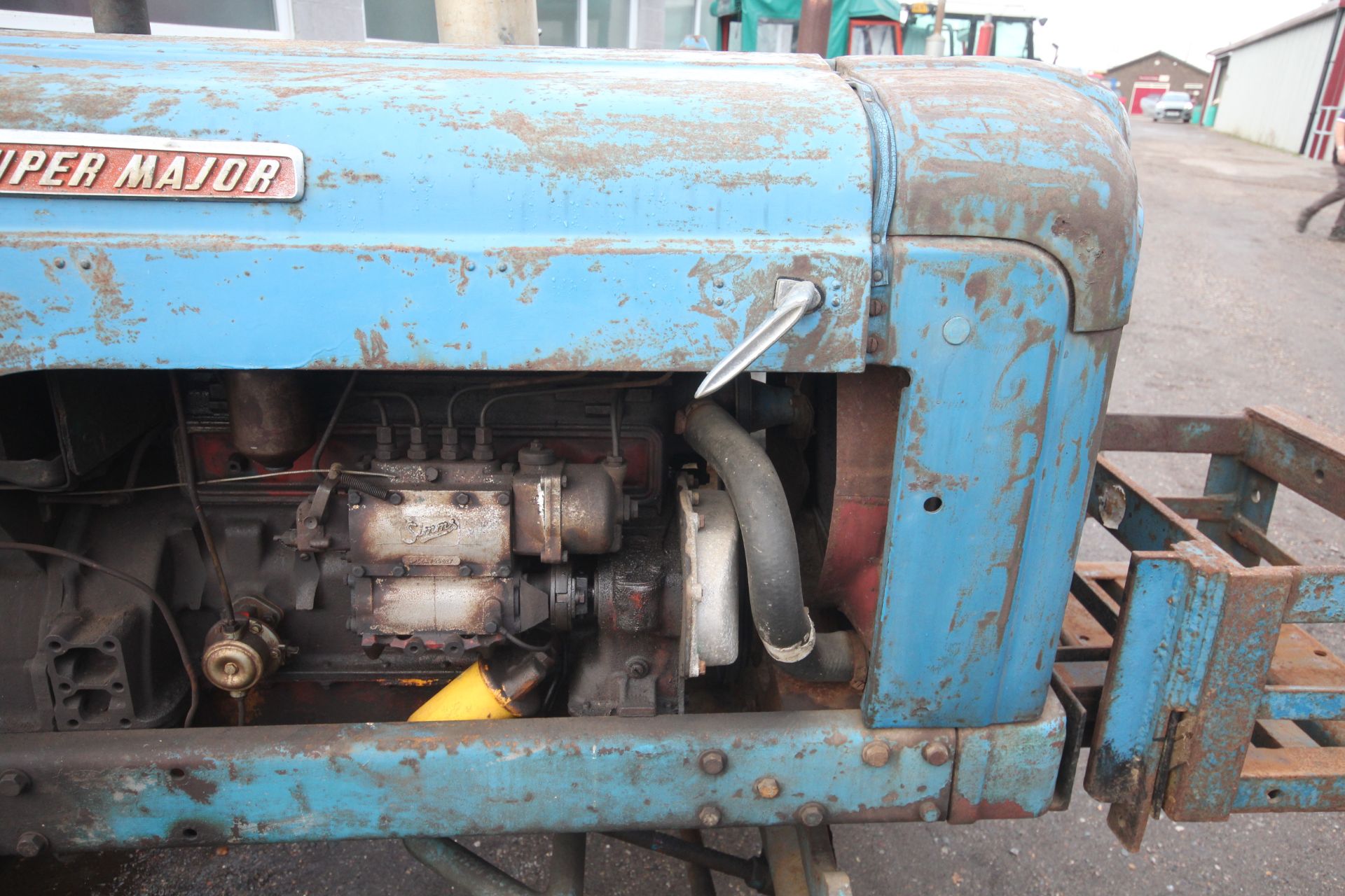 Fordson Super Major Roadless 4WD tractor. Axle serial number 1049. In current ownership for 25 - Image 11 of 44