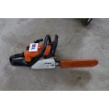 Stihl MS181 petrol chainsaw.