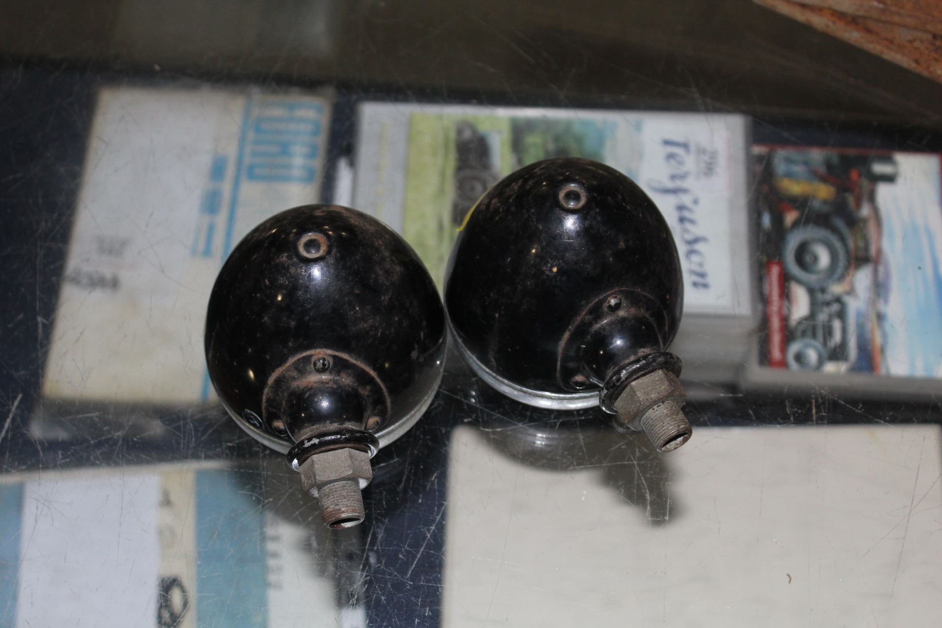 Pair of CAV side lamps bought to fit Field Marshal - Image 2 of 2