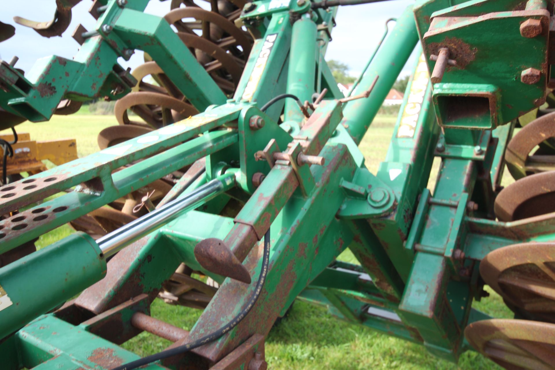 Cousins 5.6m hydraulic folding double press. With leading tines. V - Image 11 of 34