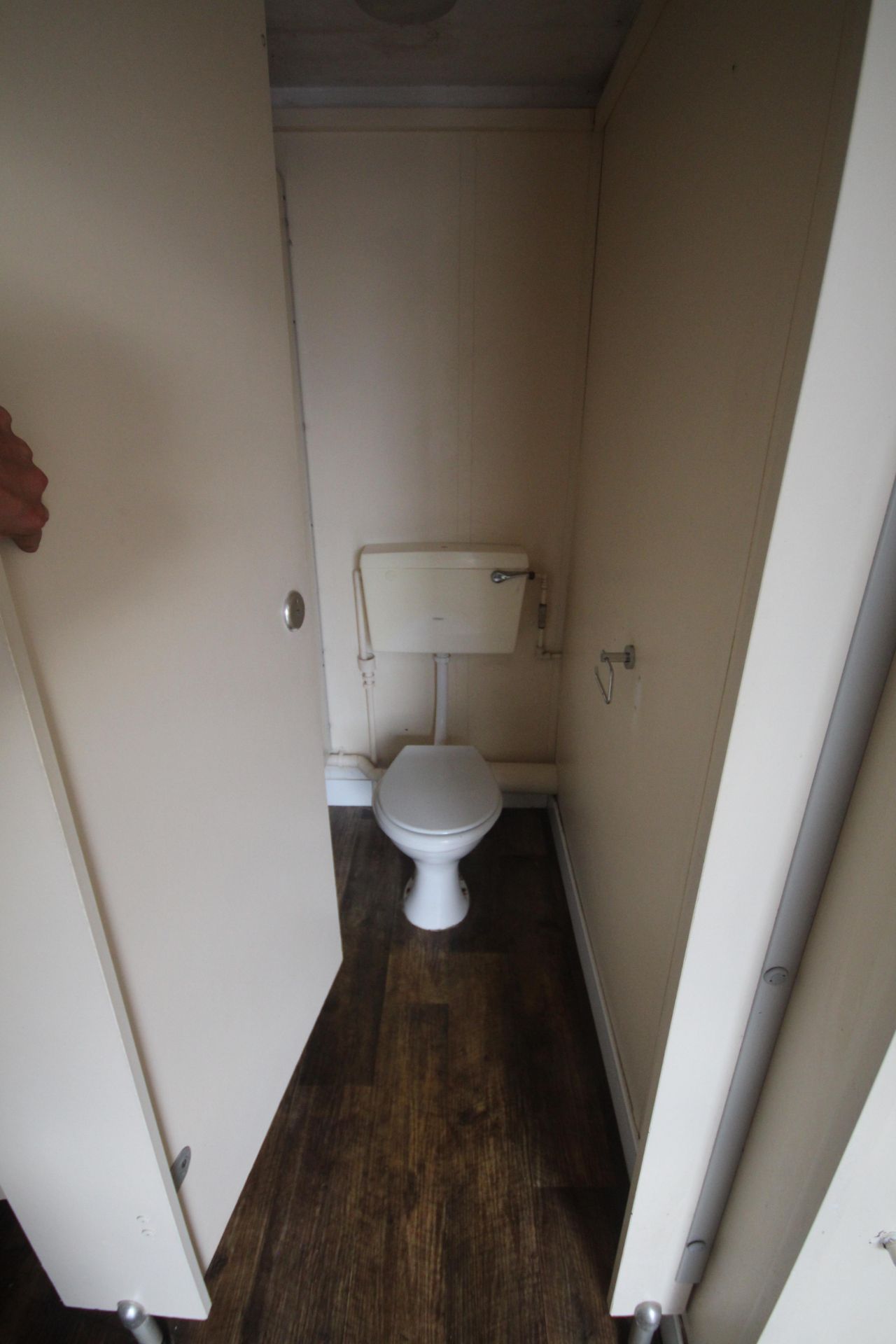 Fully fitted container toilet block. Single ladies and 2+1 gents. Recently removed. V - Image 16 of 17