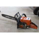 Stihl MS250 petrol chainsaw.