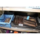 Tray containing drill bits, taps, reamers, tools. V