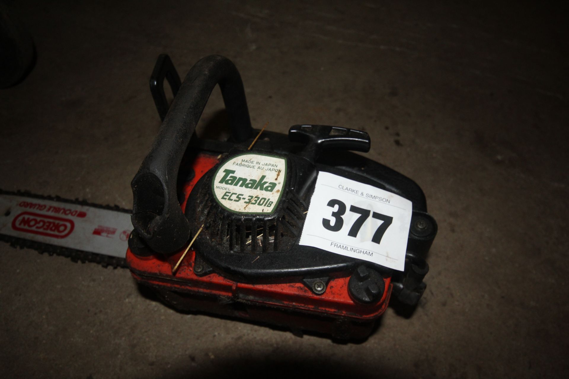 Tanaka top handled chainsaw. - Image 3 of 4