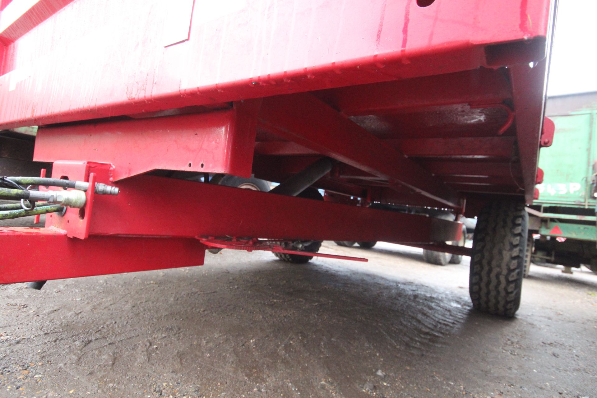 Marshall S/5 5T single axle drop side tipping trailer. 2021. With oil brakes. Owned from new. V - Image 15 of 16