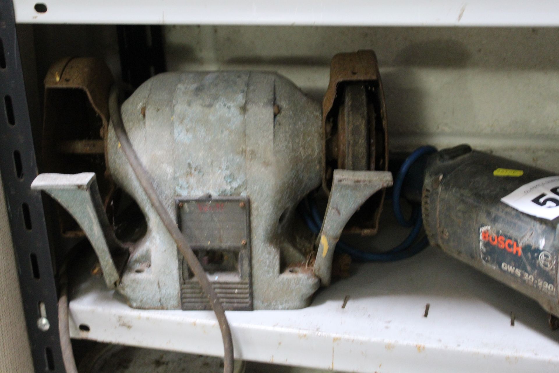 Various angle grinders and vintage bench grinder. - Image 3 of 3