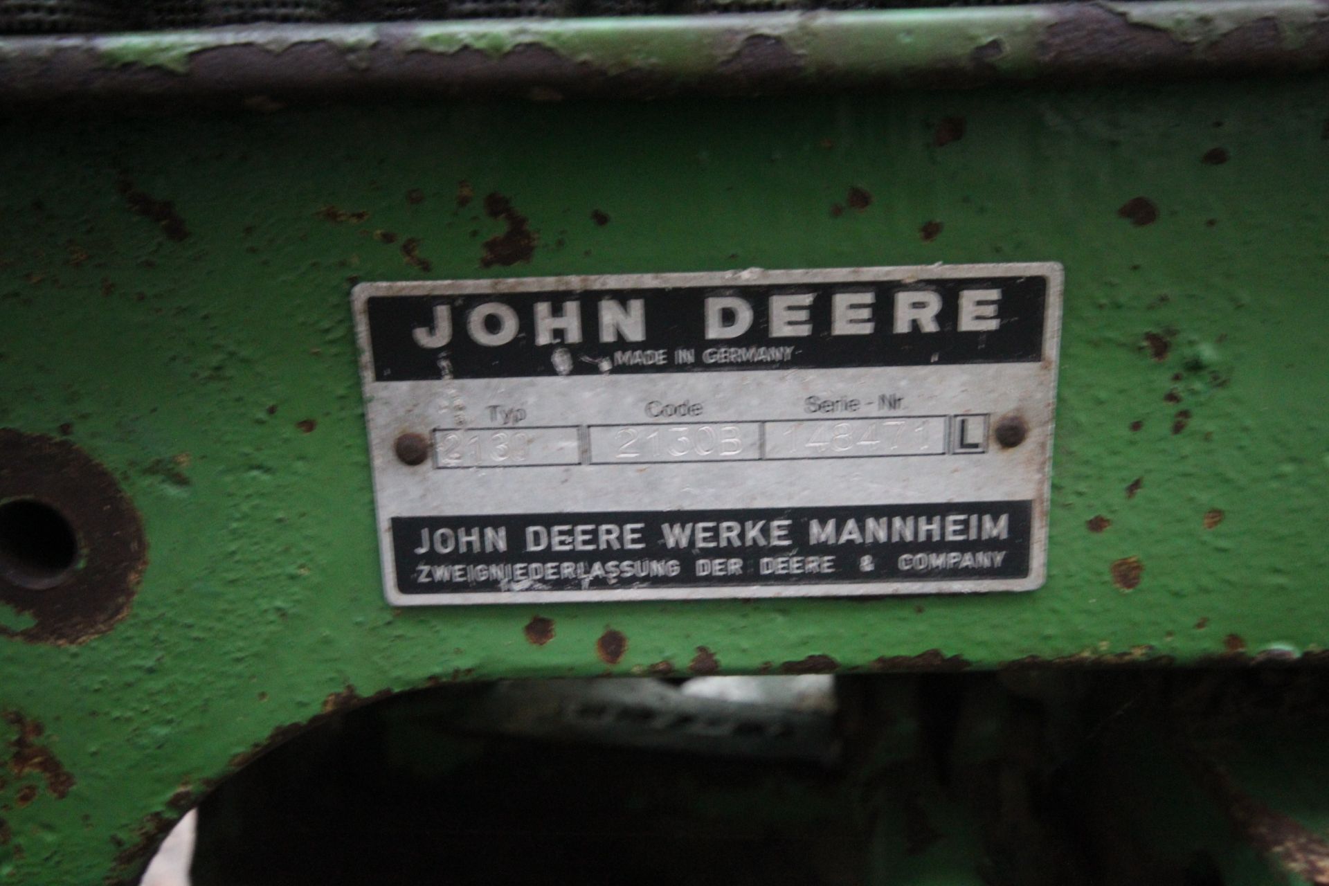 John Deere 2130 2WD tractor. Registration GPU 715N. Date of first registration 01/10/1974. 2,996 - Image 43 of 52