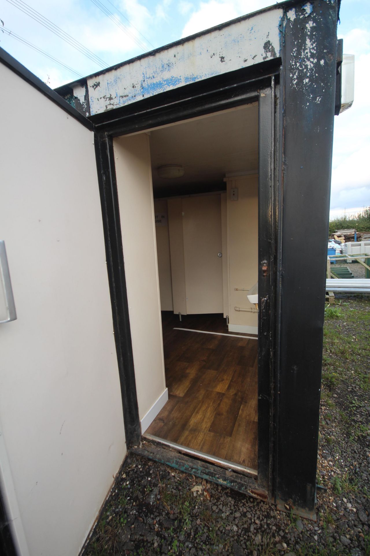Fully fitted container toilet block. Single ladies and 2+1 gents. Recently removed. V - Image 11 of 17