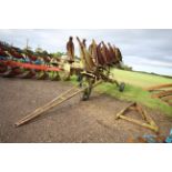 Dowdeswell DP2 double offset 5+1F reversible plough. With Waspe trailed kit.