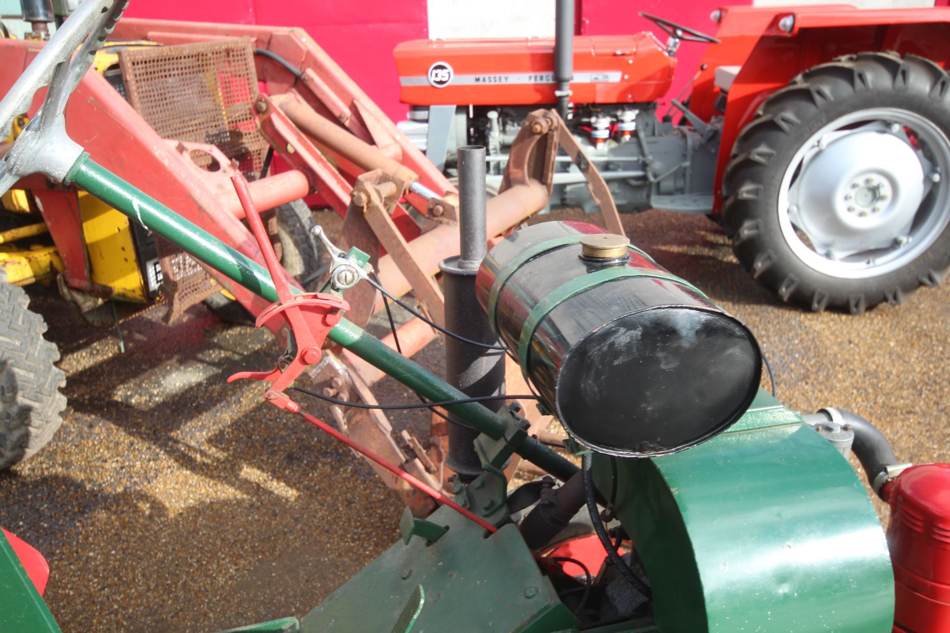 Trusty Steed 2WD horticultural tractor. 1952. Serial number NTS B240. With Norton 600cc petrol - Image 11 of 31