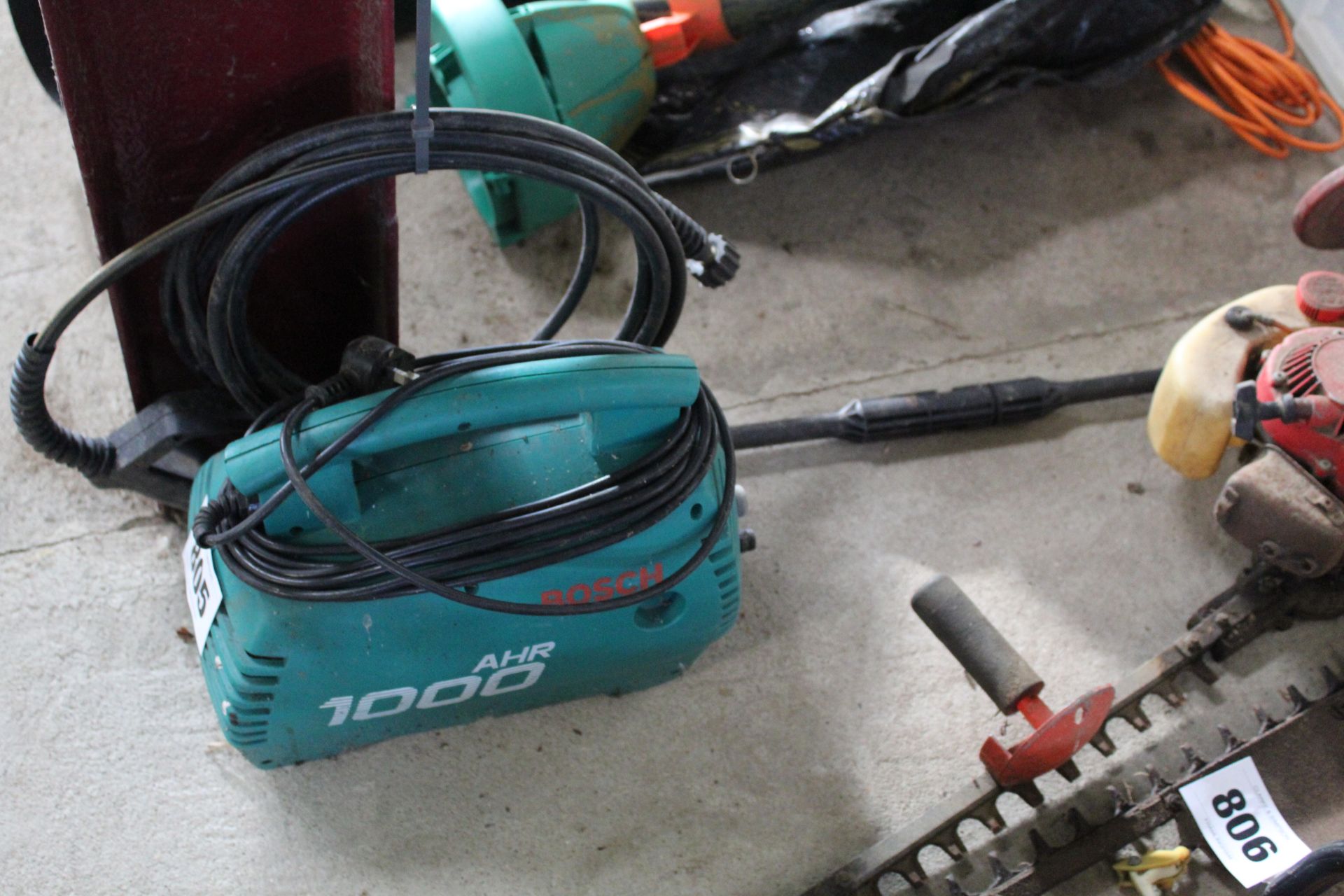 Bosch electric pressure washer.