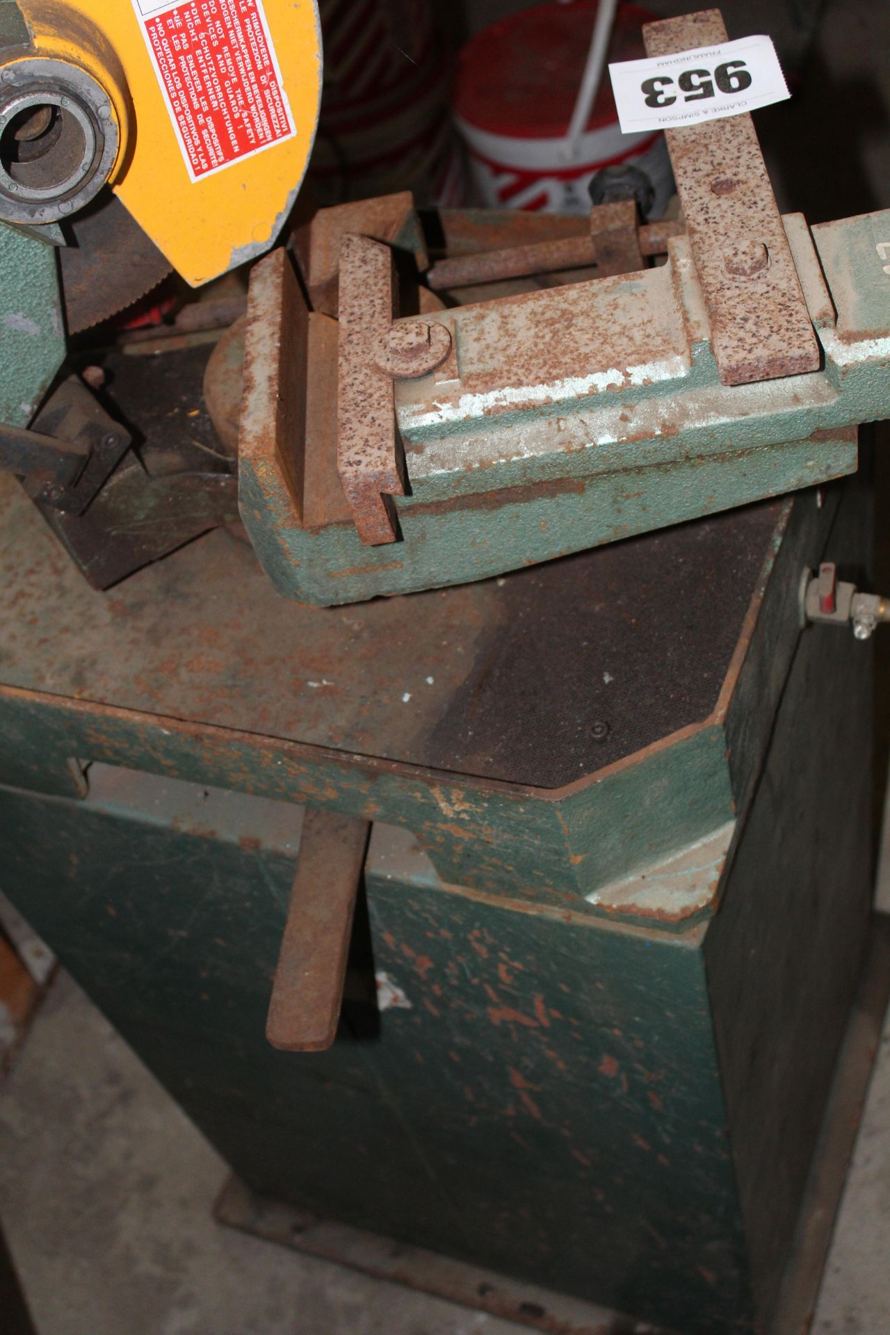 SIP 250 cold cut saw with coolant. - Image 6 of 7