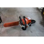 Stihl MS180 petrol chainsaw.