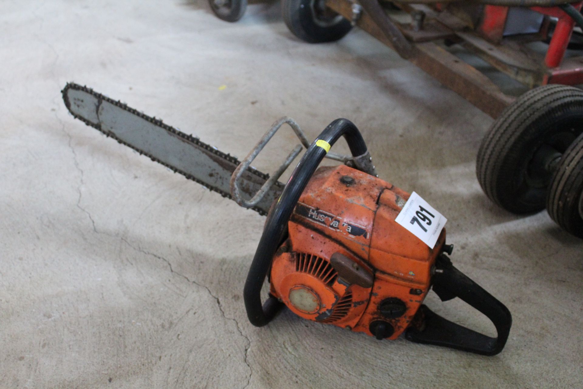 Husqvarna petrol chainsaw.