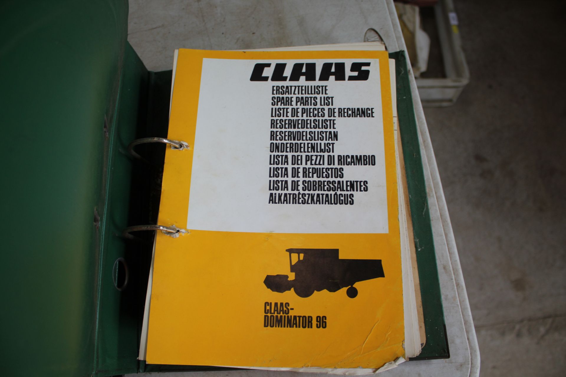 2x Claas Combine Parts Catalogues - Dom 96 & 115CS. - Image 3 of 3