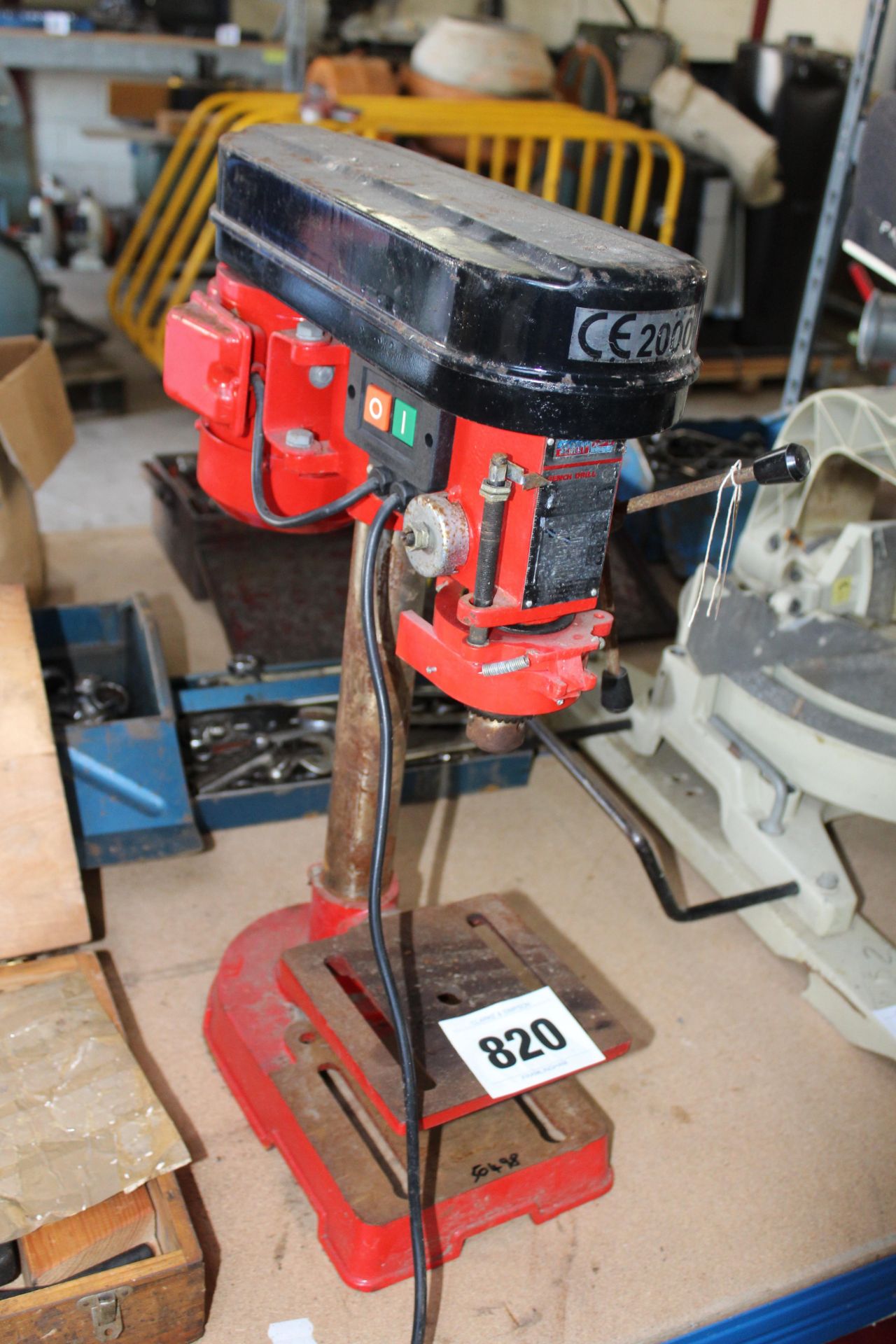 Seeley bench top pillar drill.