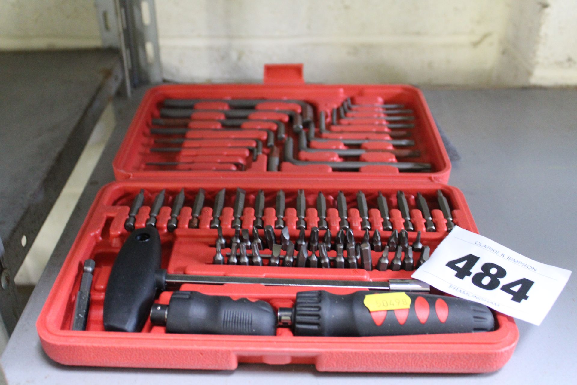 Allen key screwdriver set.