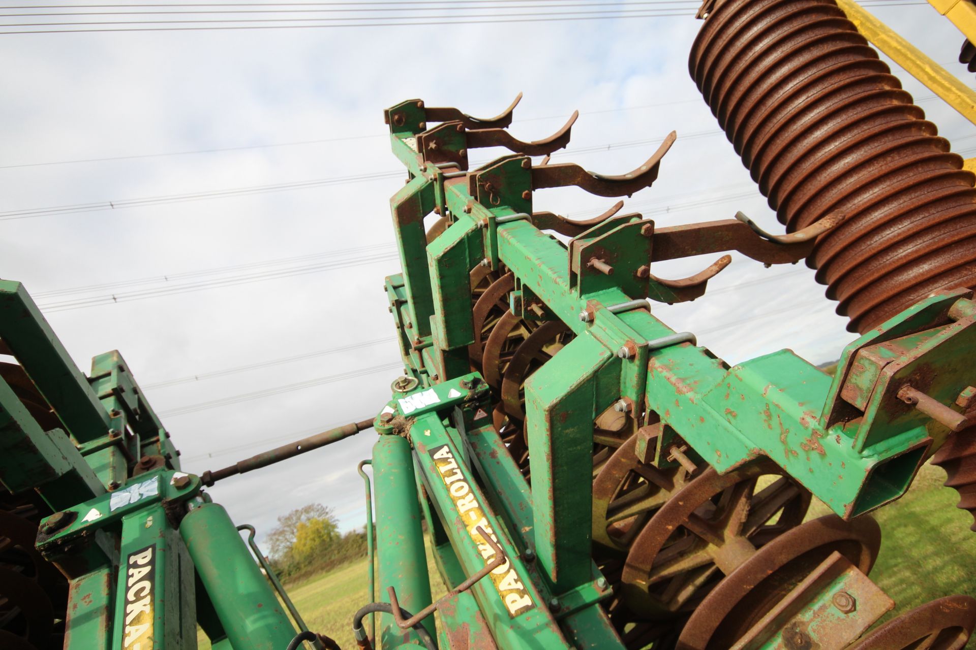 Cousins 5.6m hydraulic folding double press. With leading tines. V - Image 13 of 34