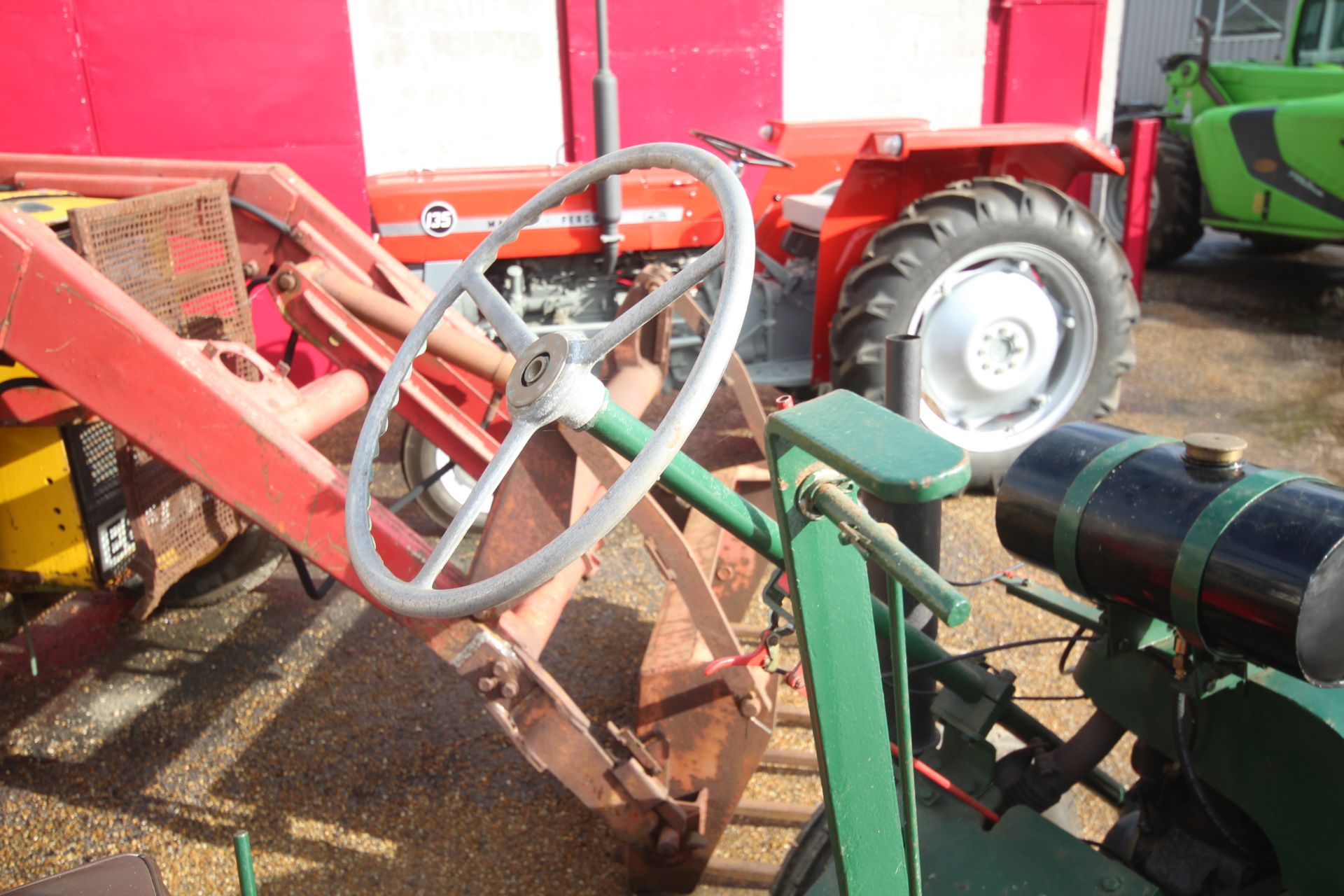 Trusty Steed 2WD horticultural tractor. 1952. Serial number NTS B240. With Norton 600cc petrol - Image 13 of 31