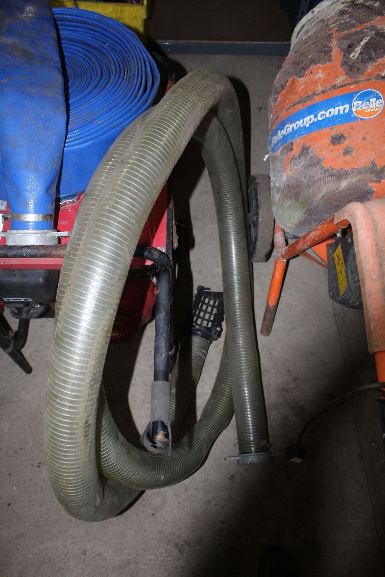 9HP petrol water pump and hoses. - Bild 6 aus 6