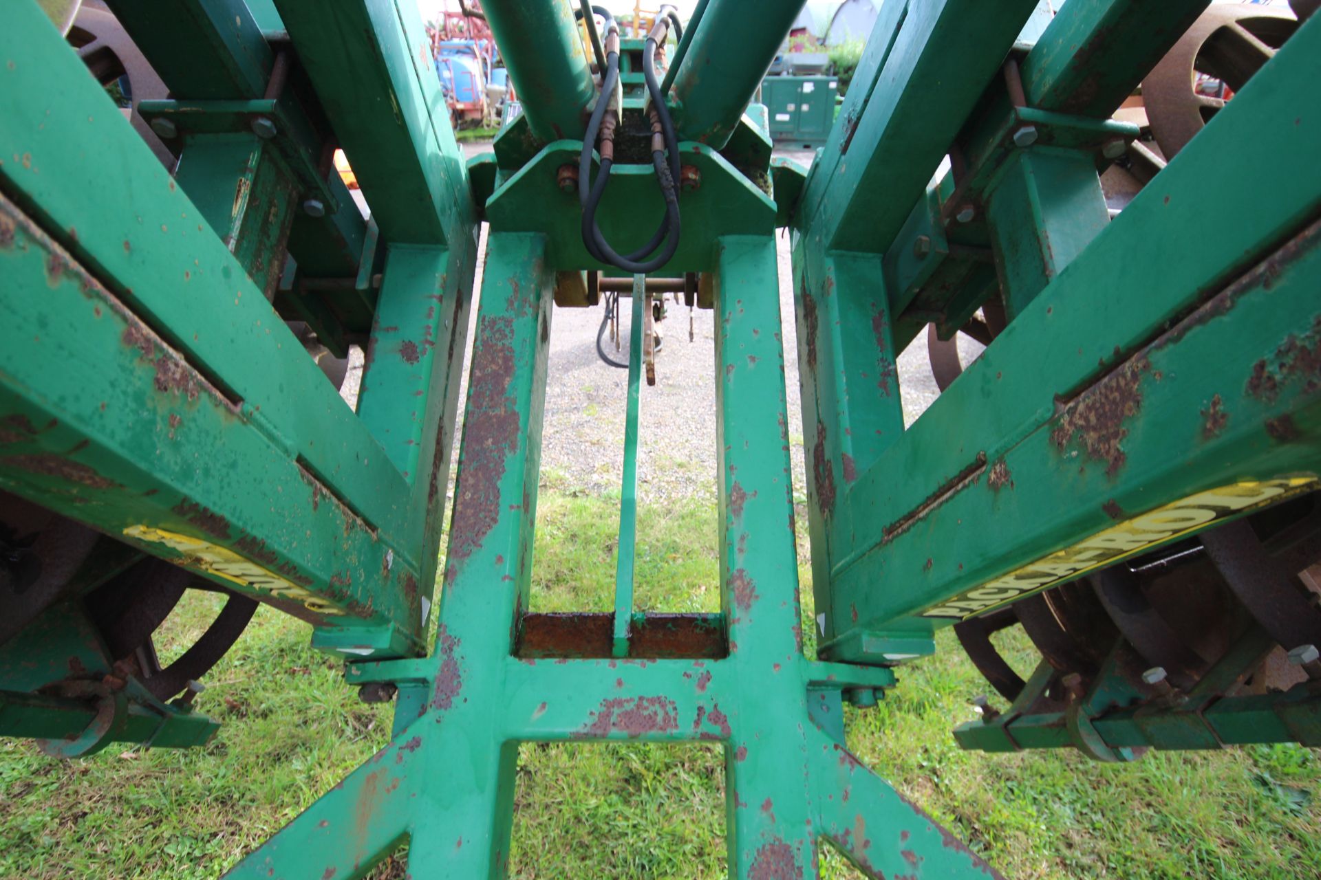 Cousins 5.6m hydraulic folding double press. With leading tines. V - Image 21 of 34