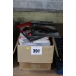 Box of tractor and implement leaflets etc. To include MF etc.