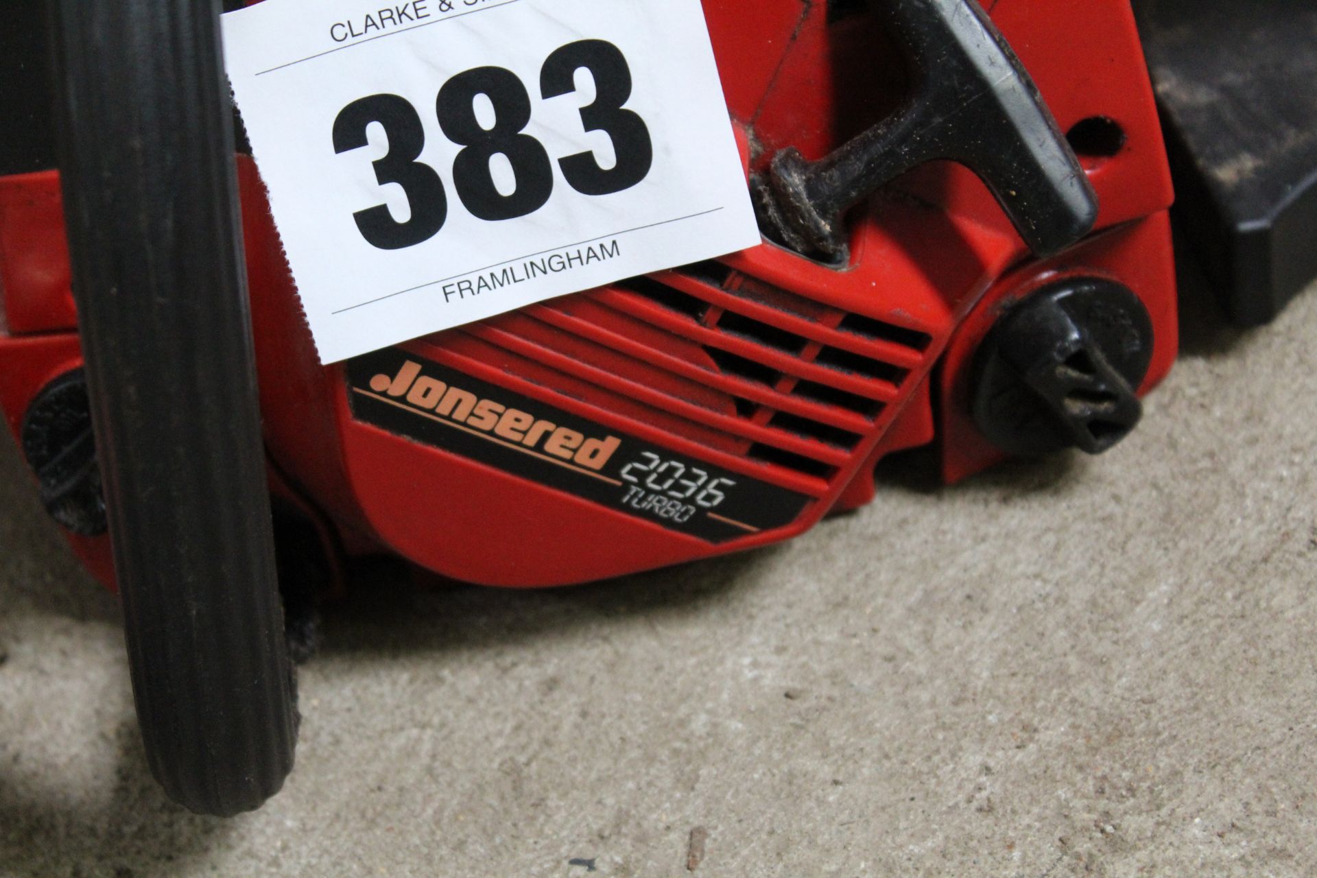 Jonsered 2036 turbo petrol chainsaw. - Image 2 of 5