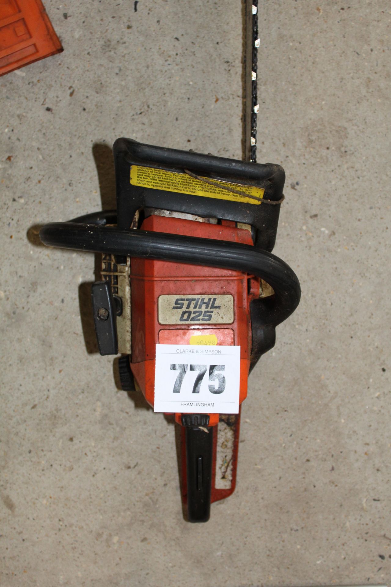 Stihl 025 petrol chainsaw. - Image 6 of 6