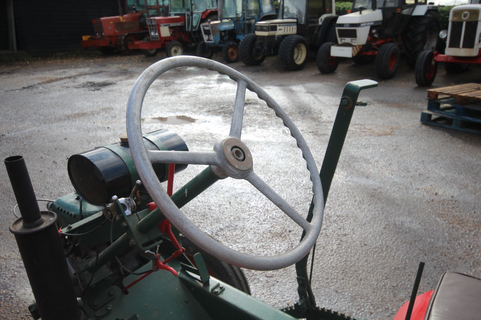 Trusty Steed 2WD horticultural tractor. 1952. Serial number NTS B240. With Norton 600cc petrol - Image 24 of 31