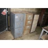 3x filing cabinets. V