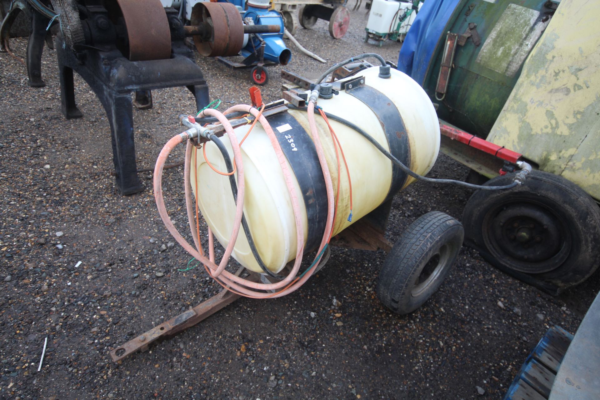SCH trailed sprayer for ride-on mower. With hand lance. - Image 2 of 9