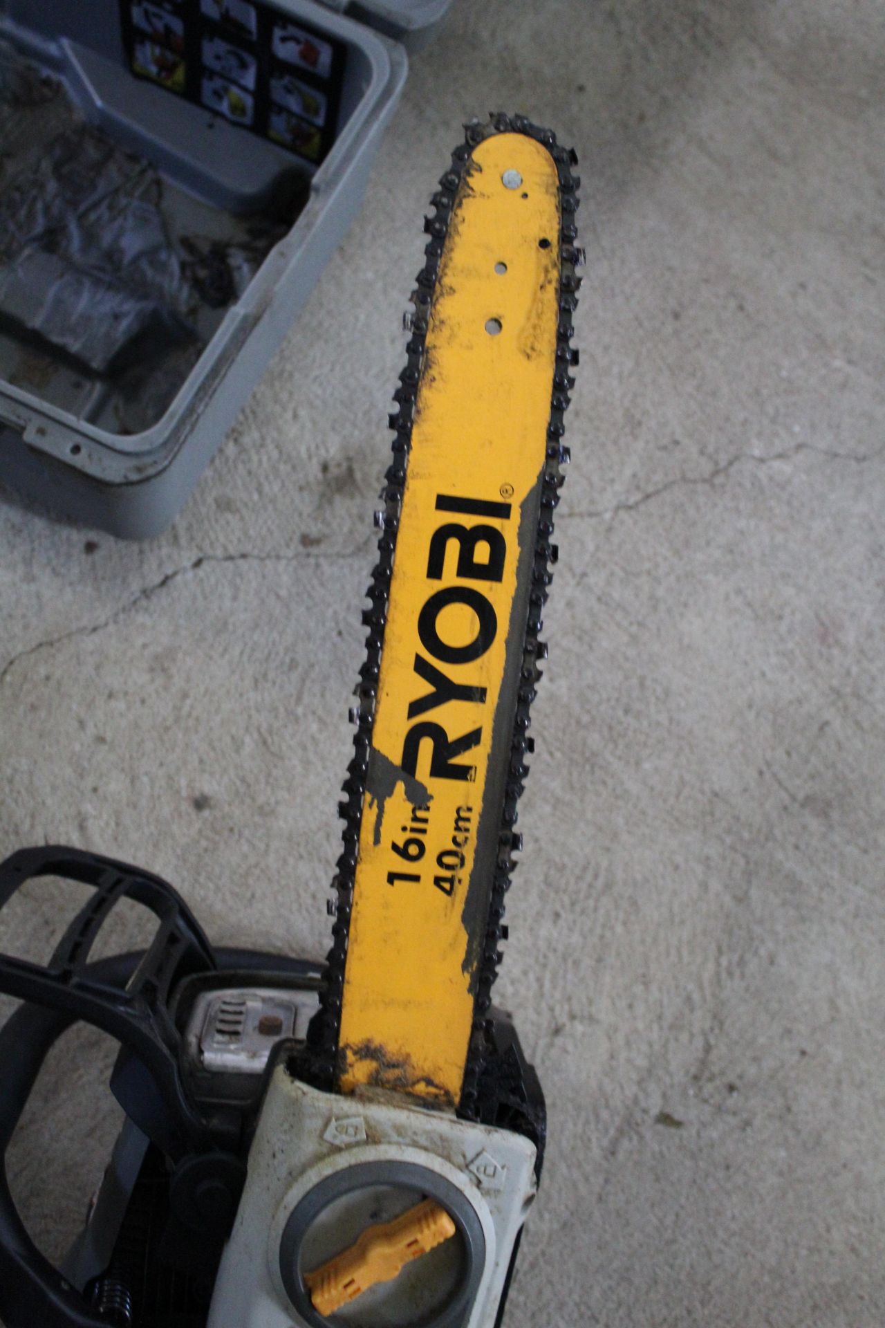 Ryobi petrol chainsaw and case. - Image 5 of 6