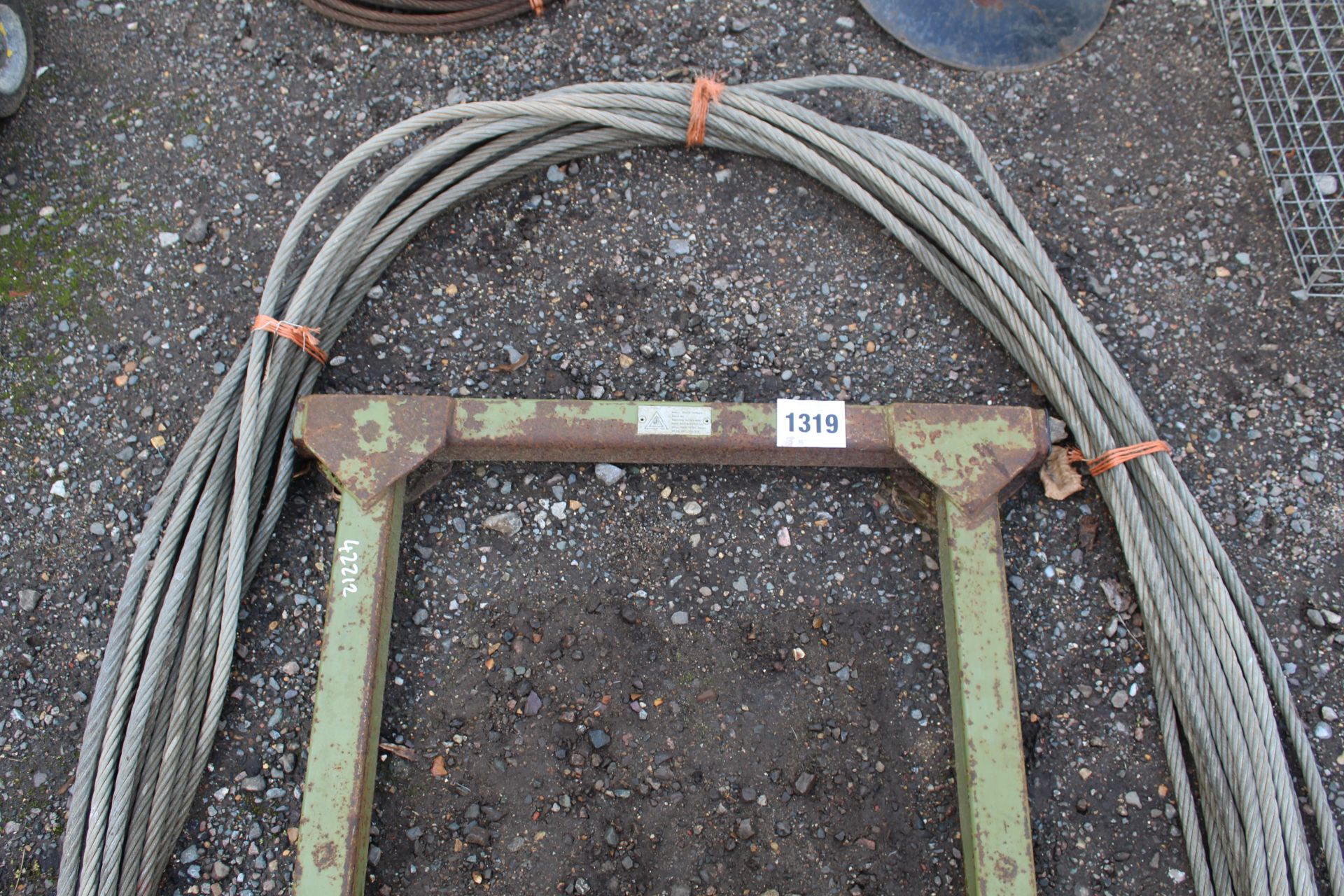 Long steel rope. - Image 3 of 4