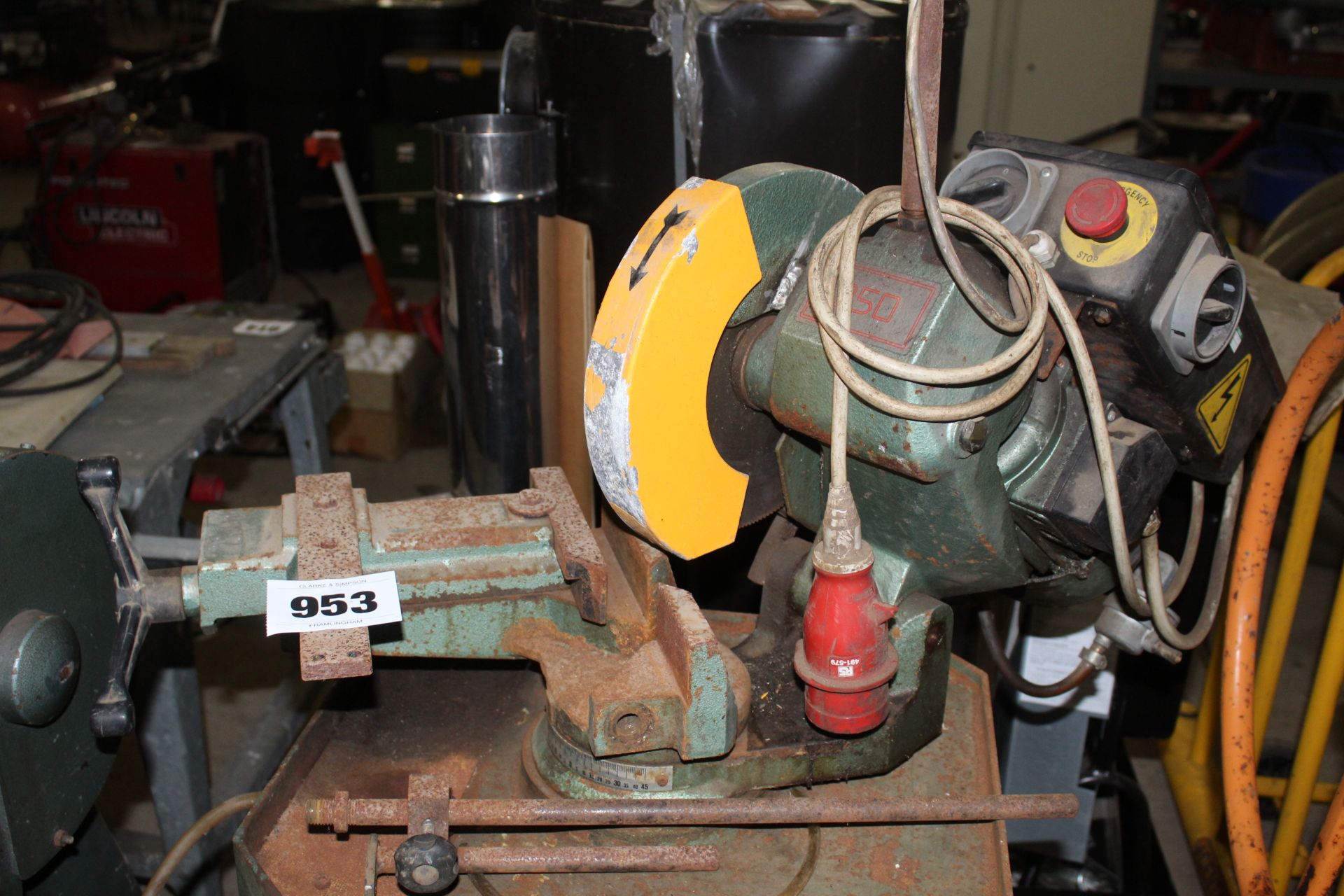 SIP 250 cold cut saw with coolant. - Image 2 of 7